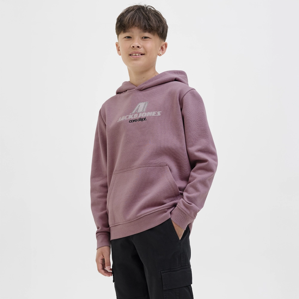 Jack & Jones Junior Hoodie JCOTIER FRONT PRINT SWEAT HOOD JNR