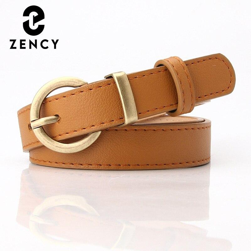 Zency Zachte koeienhuid lederen tailleriem voor vrouwelijke riem Casual All-match Dames Verstelbare riemen Hoge kwaliteit dames tailleband 115CM linnen/blauw