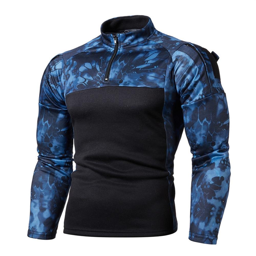 King Billion 2023 Nieuwe tactische gevechtsshirt heren militair uniform camouflage hoodie legerkleding camouflage jogging sweatshirt lange mouw Asian XXXL legergroene kleur