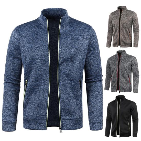 Meizhenchang Heren Sweatshirt Zakken Warm 3D Snijden Heren Herfst Plus Size Fitness Sweatshirt Jas Dagelijkse Kleding L