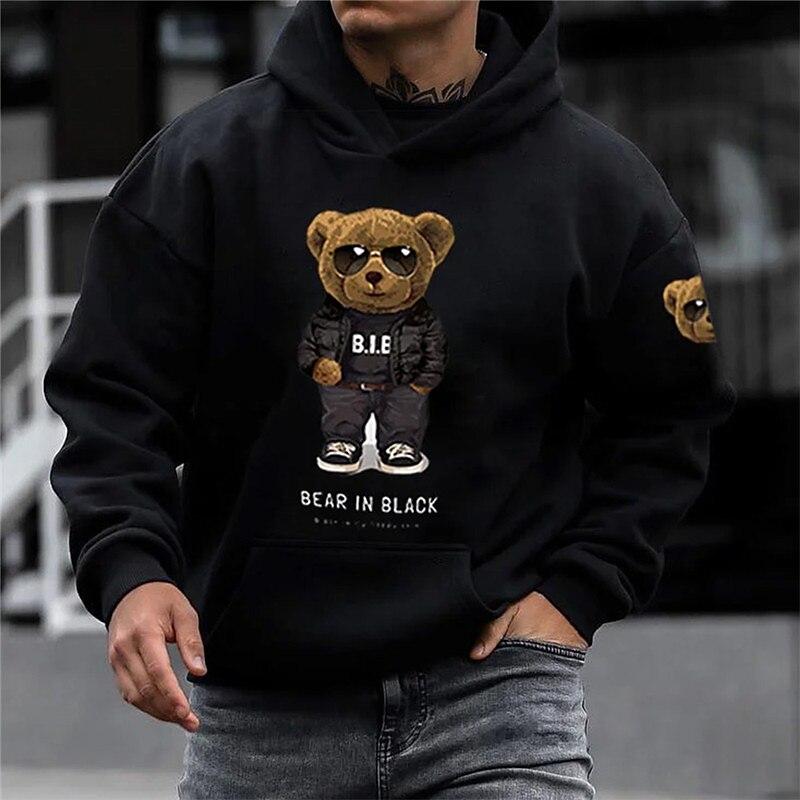 ETST 013 Heren trui pullover capuchon sweatshirt capuchon patroon bedrukt dagelijks sport straat designer basic lente en herfst kleding S