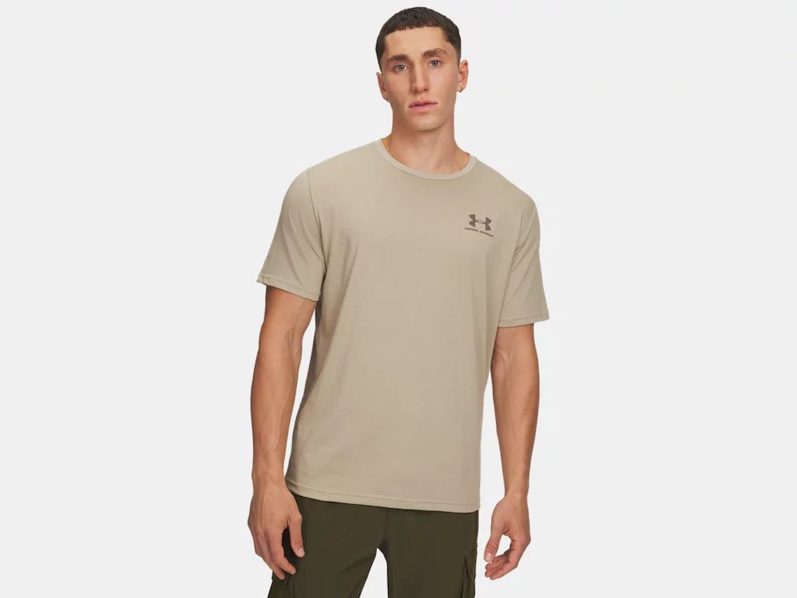 Under Armour ua m sportstyle lc ss-brn sport t-shirt korte mouw heren -