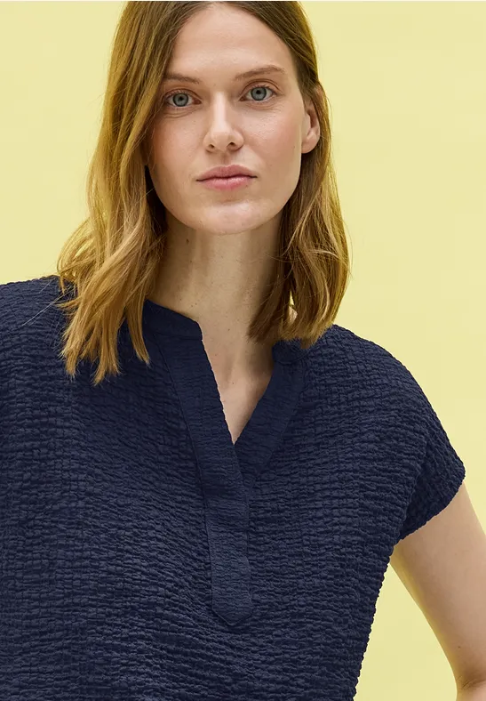 Cecil Gestructureerde blouse