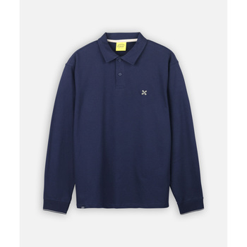 Oxbow Polo Shirt Lange Mouw  Effen jersey polo met lange mouwen TIMELESS