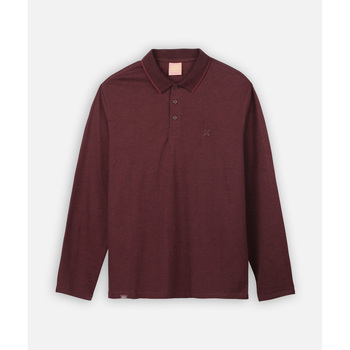 Oxbow Polo Shirt Korte Mouw  Gestructureerde polo met lange mouwen NAVAL