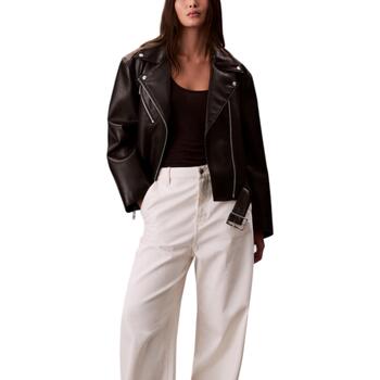 Calvin Klein Jeans Leren Jas  FAUX LEATHER MOTO JA LV044C532G