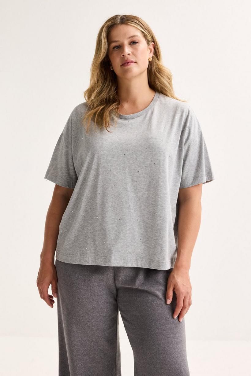 Mayerline Katoenen T-shirt Met Strass