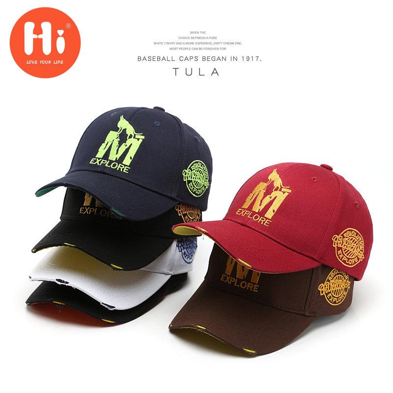 Hi Cap Mode Borduren Baseball Cap Zomer Outdoor Verstelbare Hip Hop Hoeden Bone Snapback Hoed adjustable