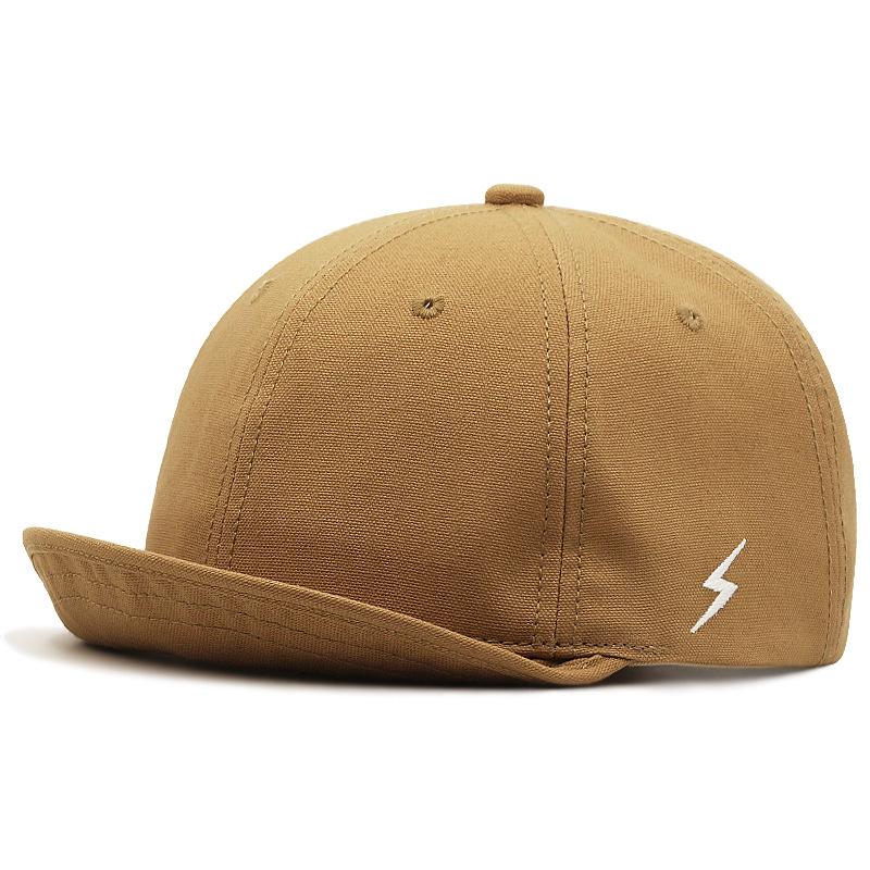 AETRUE Grote kop opwaartse piek snapback hoed man vrouw 5 cm korte rand baseball cap 55-60 cm 60-65 cm 60-65cm
