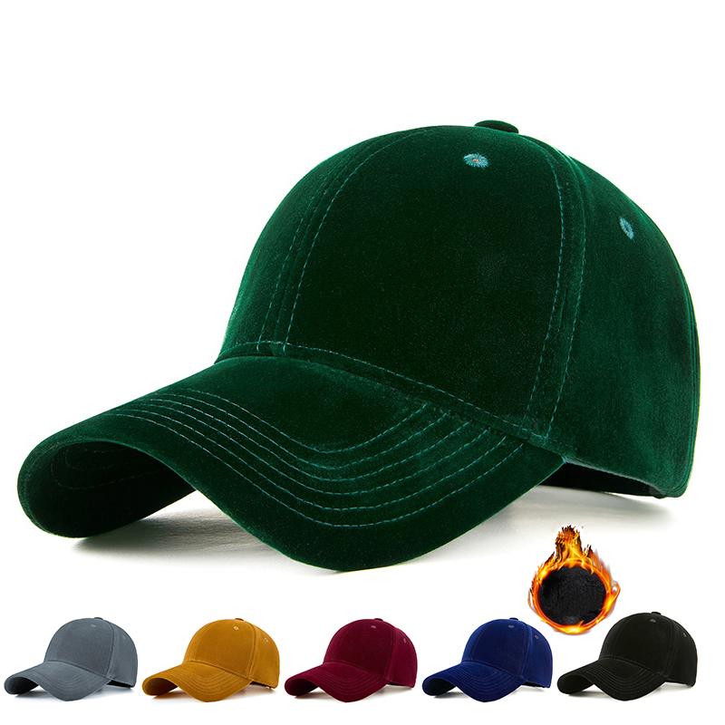 Queeniec 2023 herfst en winter nieuwe gemerceriseerde fluwelen warme baseball cap Koreaanse mannen en vrouwen outdoor reizen sport verdikte piek hoed XL61-63cm adjustable