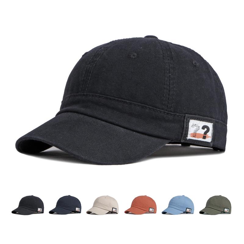 ONIHUA Effen kleur baseball cap heren dames outdoor zonnebrandcrème cap zwart