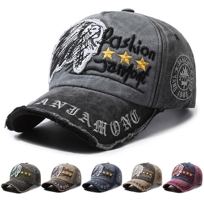 ONIHUA Mannen Baseball Cap Outdoor Sport Cap Lente Herfst Zonnehoed Zomer Brief Geborduurde Cap Vrouwelijke Zonnebrandcrème Paardenstaart Panama Cap legergroene kleur