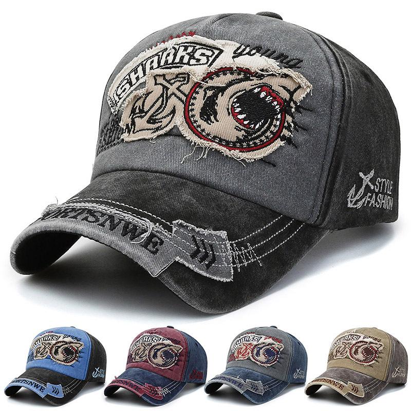 ONIHUA Baseball Cap Heren Dames Lente Herfst Katoen Geborduurd Zonneklep Cap Peak Cap Zonneklep Hoeden Vloot