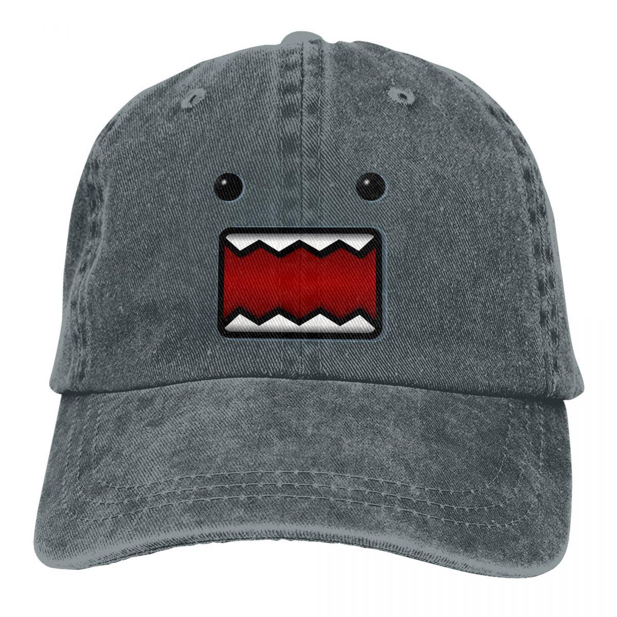91510107MAC1P63Q47 Face Shaded Classic Baseball Caps Peaked Cap Domo Kun Sun Shade Hoeden voor Unisex One Size