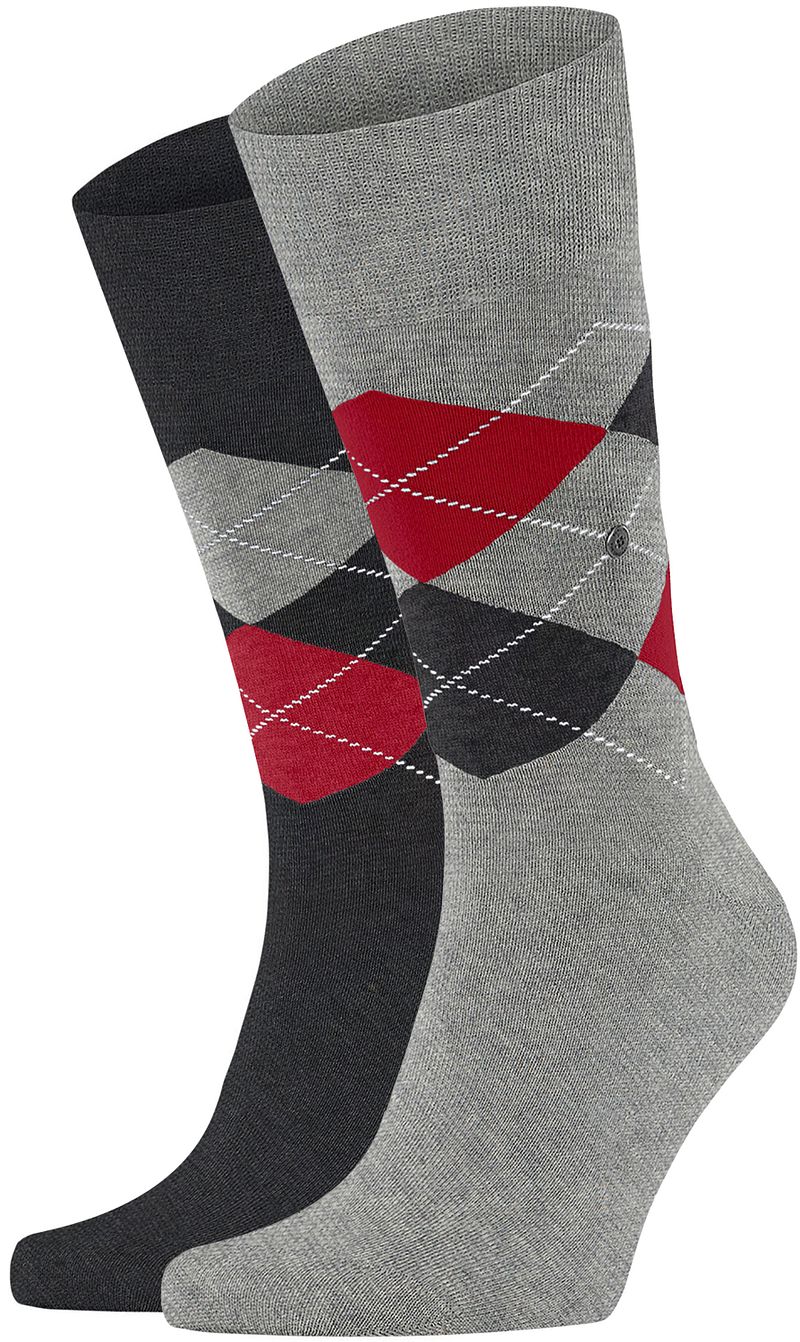 Burlington Everyday 2-Pack Grijs 3986