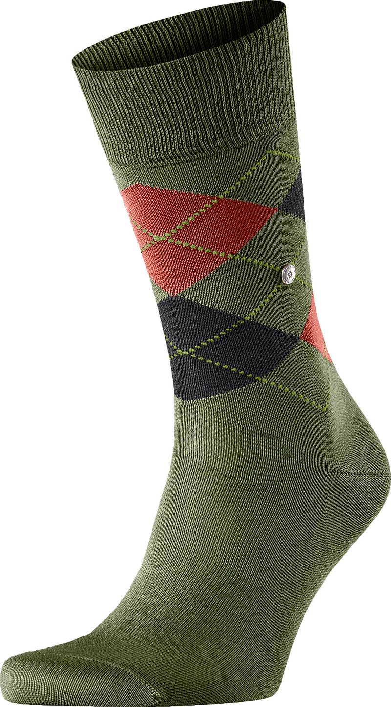 Burlington Manchester Sok Ruit Groen 7517