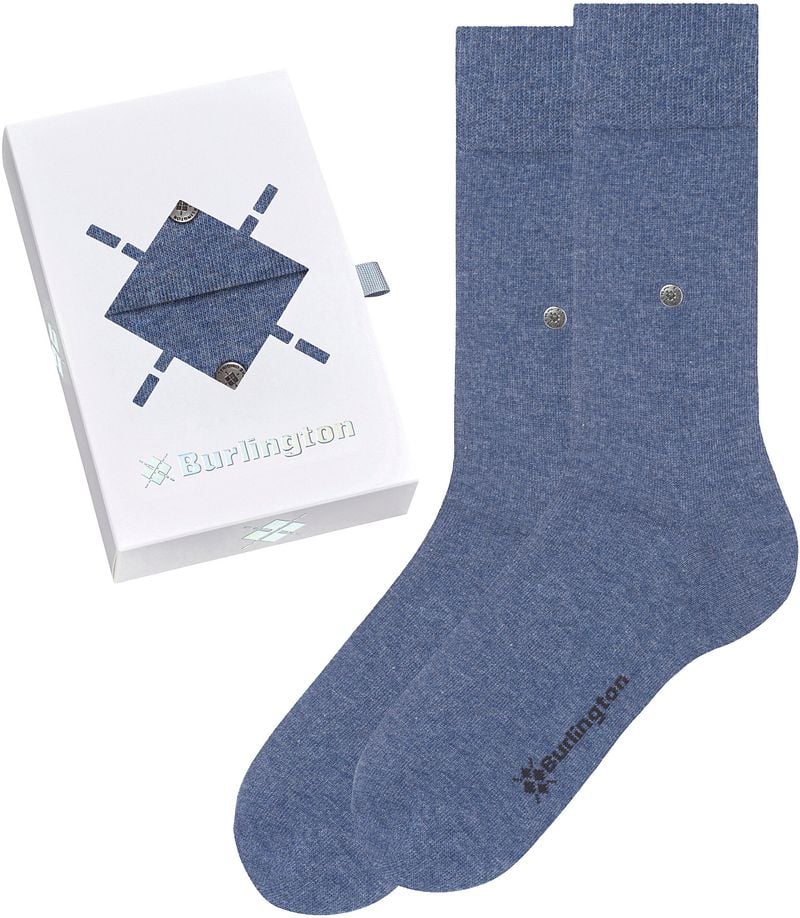 Burlington Gift Box 2-Pack Uni Blauw