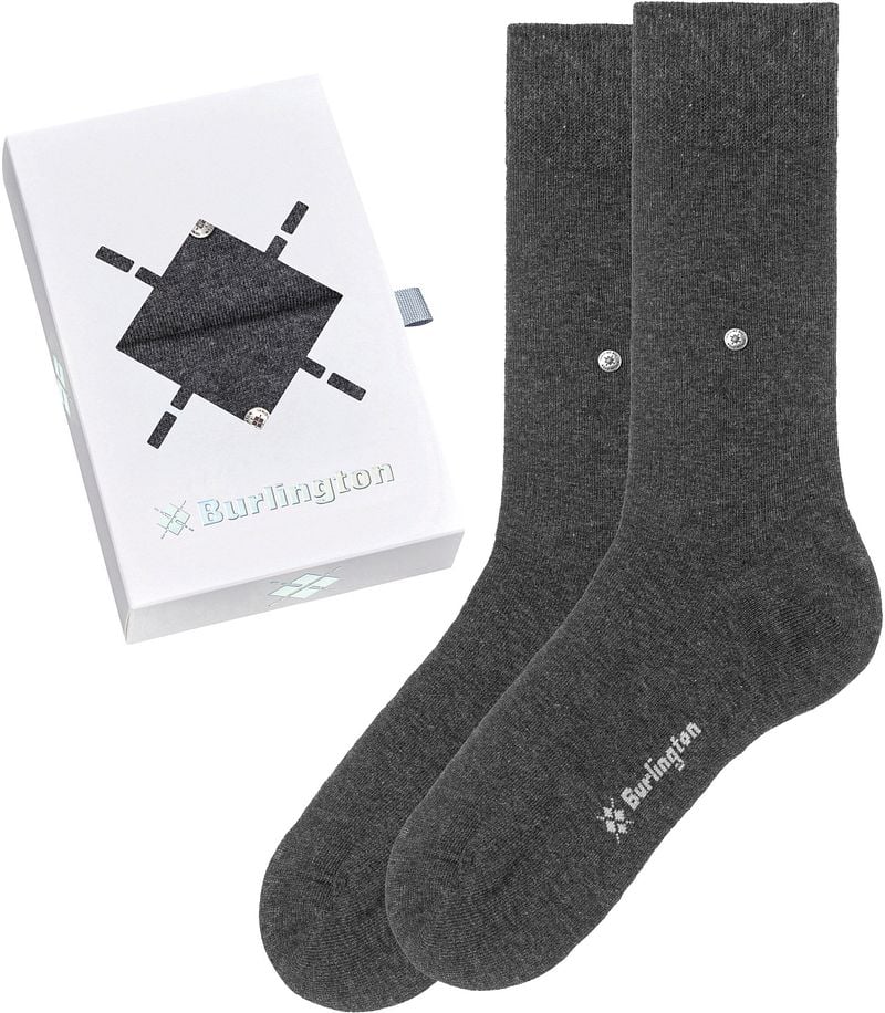 Burlington Gift Box 2-Pack Uni Grijs