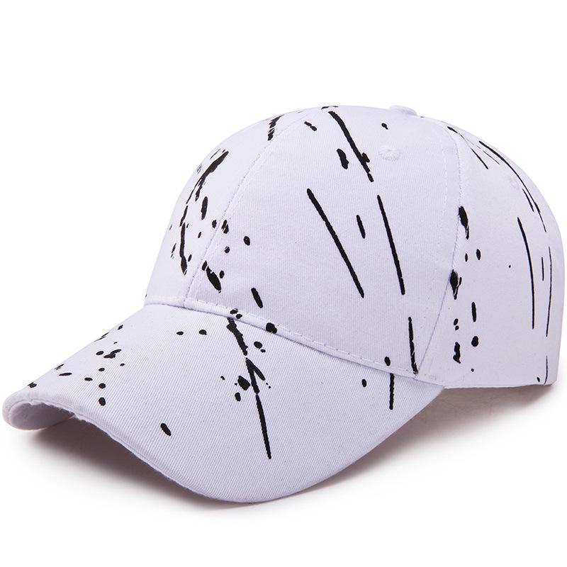 Hi Cap Mode Borduren Baseball Cap Zomer Outdoor Verstelbare Hip Hop Hoeden Bone Snapback Hoed adjustable wit