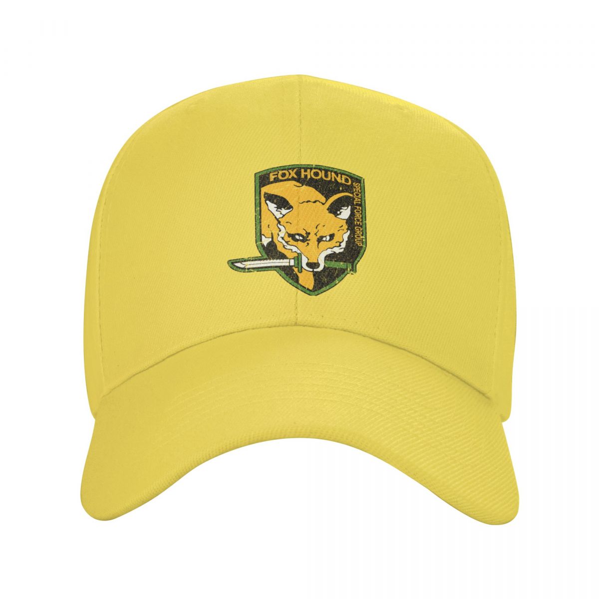 91460000MABYK9JE7A Klassieke Metal Gear Solid Fox Hound Baseball Cap Unisex Dames Op maat verstelbare Unisex Video Game Dad Hat Outdoor Snapback Caps Adjustable Cap