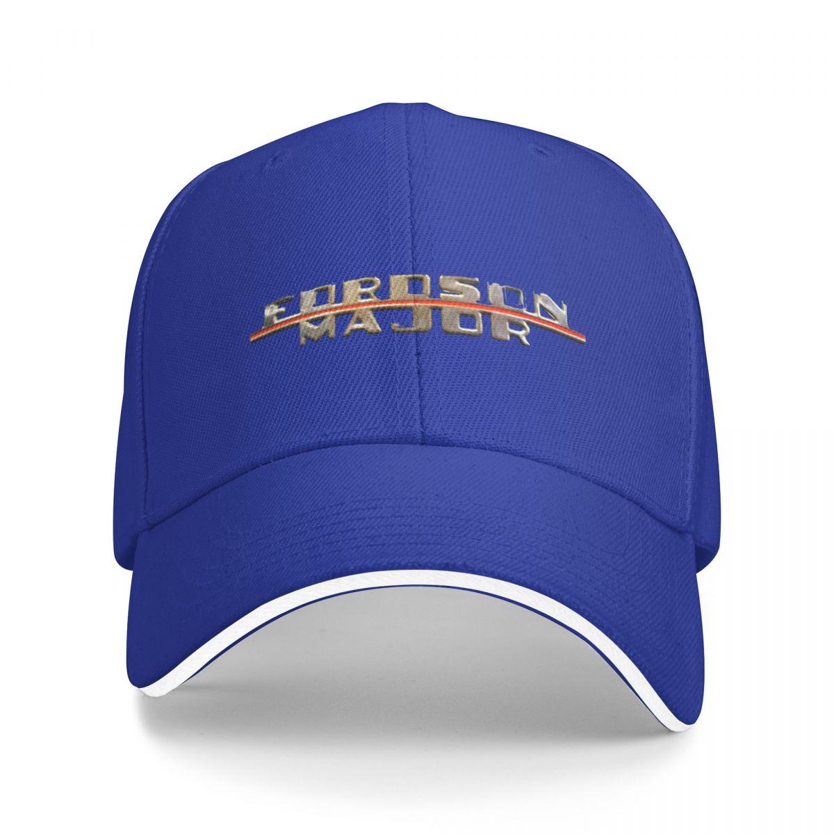 Kiki Cap Vintage 1959 Fordson Major Tractor Logo Baseball Caps Polychromatische Mode Baseball Caps Ademend Casual Outdoor Unisex As shown