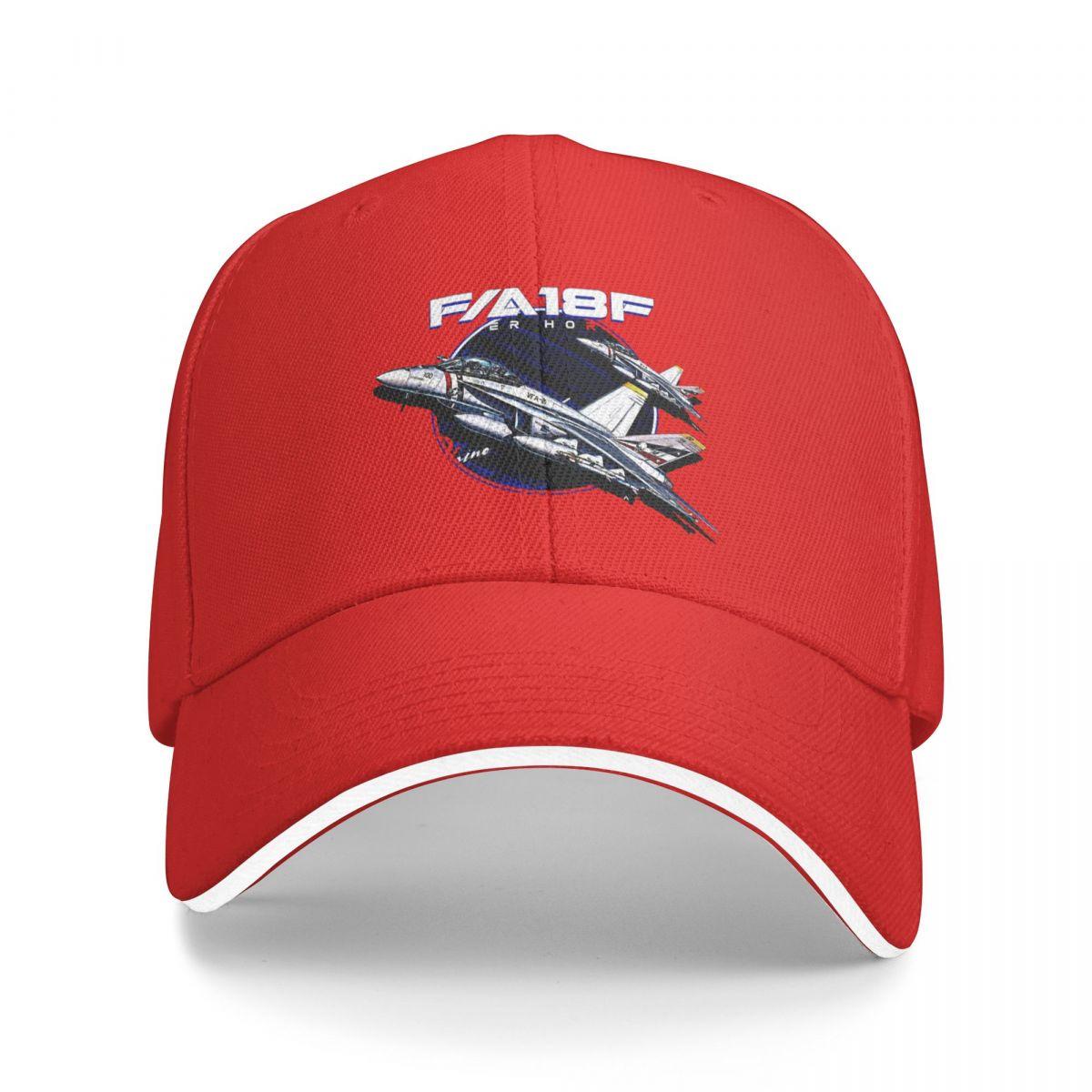 Kiki Cap F18 Super Hornet Rhino Us Air Force Fighterjet Cap Fashion Casual Baseball Caps Verstelbare Hoed Unisex Baseball Hoeden Aanpasbaar As shown