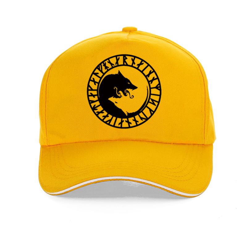 Kiki Cap rune Viking WOLF print Baseball cap Unisex Tactische viking geen genade alleen geweld wolfshoed Unisex dames verstelbare snapback hoeden