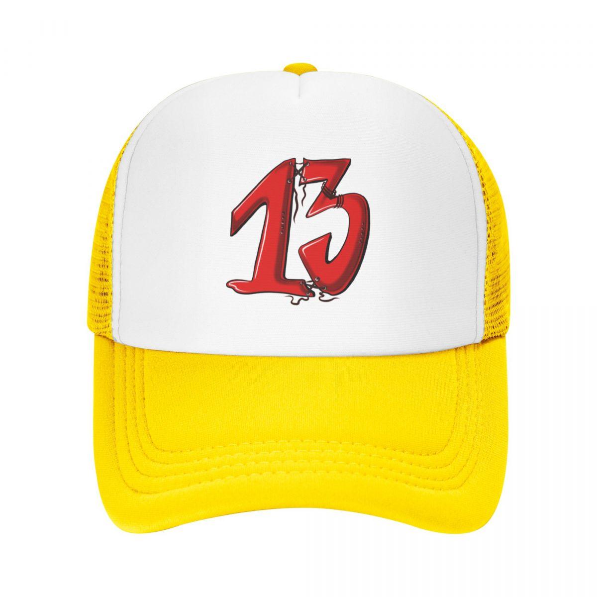 91530326MAC20BWG5P Nummer 13 baseballcap streetwear schattig luxe cap schuim feesthoeden dameshoed unisex