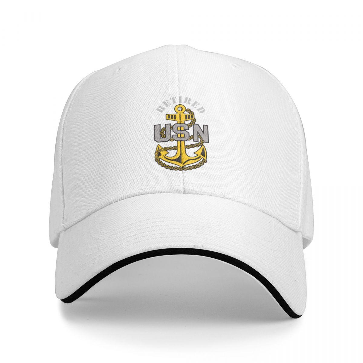 91220702MAC3XJBU98 Marinechef-anker (Gepensioneerd) Pet Baseballpet Zonnepet pet voor dames Unisex's