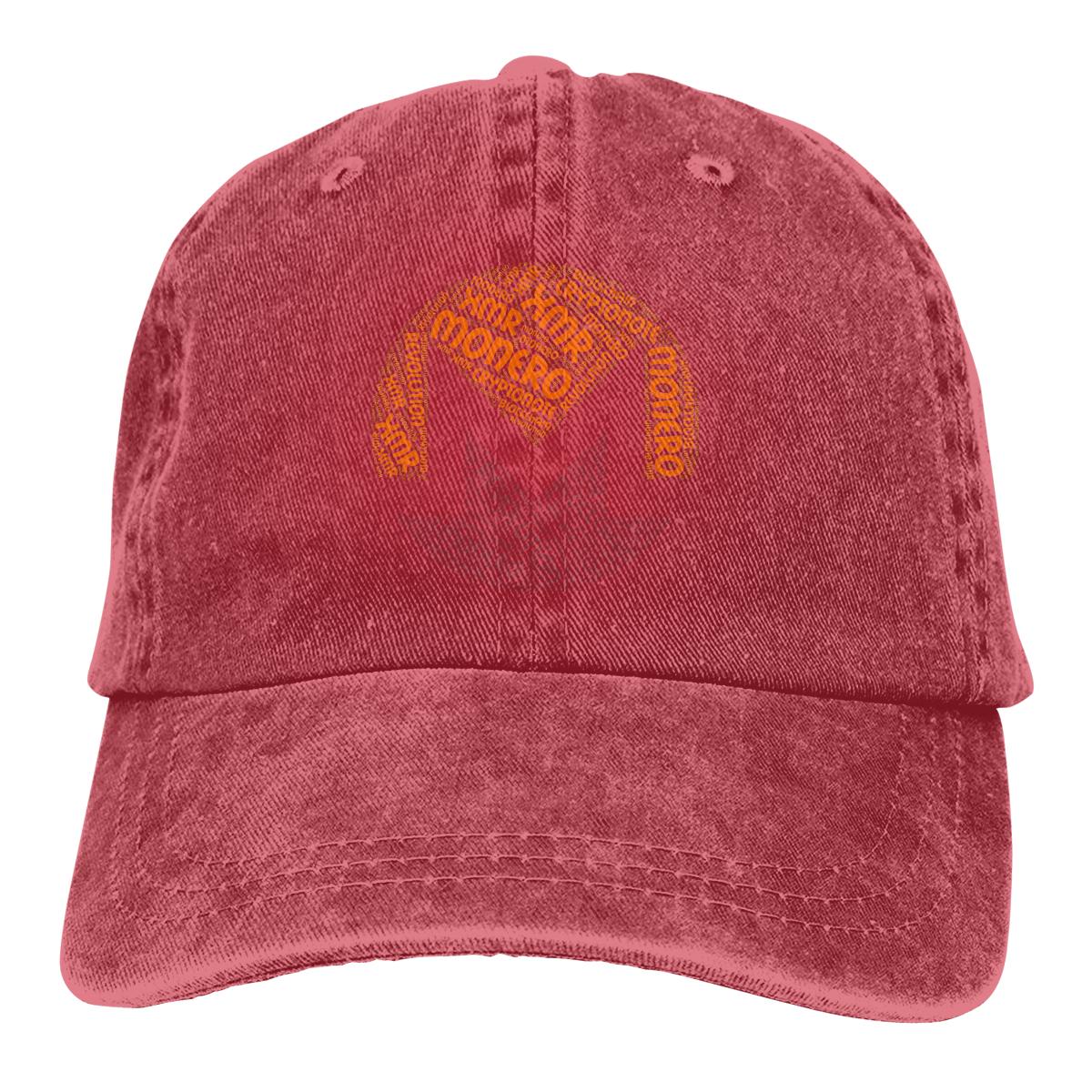 91421224MABNCF2A91 Pure kleur papa hoeden Monero XMR revolutie blokketen dameshoed zonneklep baseball caps Bitcoin Cryptocurrency Meme pet One Size