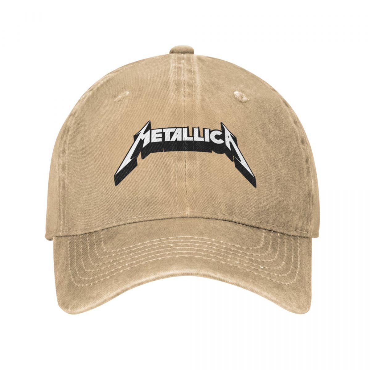 91440605MAC58Q307J Metallicas Baseball Caps Outfits Merch Unisex Vintage Distressed Denim Heavy Metal Band Trucker Hat Snapback One Size