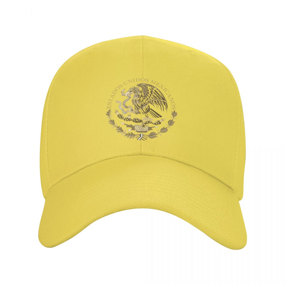 91510107MAC34WEG02 Klassieke Wapenschild Van Mexico Baseball Cap Dames Unisex Aangepaste Verstelbare Volwassen Mexicaanse Vlag Zegel In Sepia Papa Hoed Buiten Baseball Cap