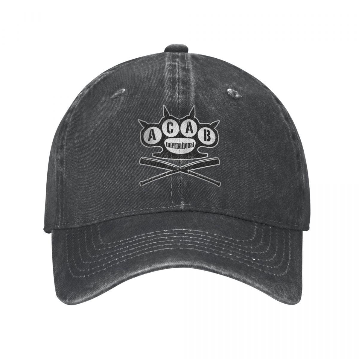 Kiki Cap ACAB Slogan Baseball Caps Outfit Vintage Distressed Denim Gewassen Hoofddeksels voor Unisex Vrouwen Outdoor Running Golf Hoeden Cap One Size