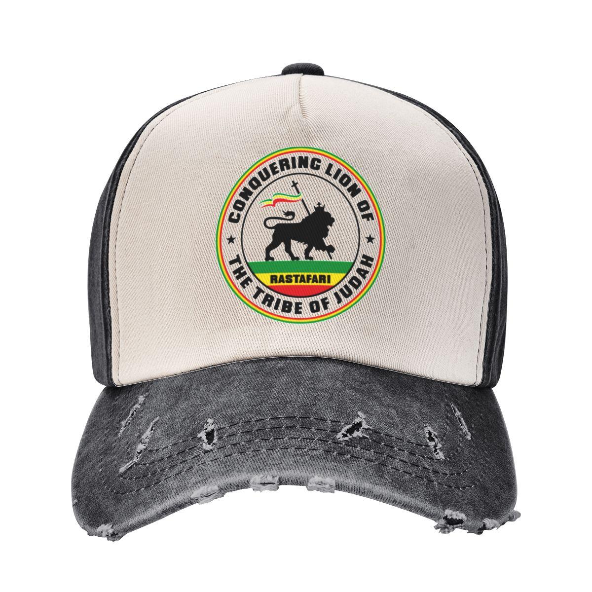 Kiki Cap Rastafari Rasta Leeuw van Juda Baseball Caps Accessoires Mode Verontruste Katoen Jamaica Vlag Papa Hoed Verstelbare Fit Hoeden Cap One Size