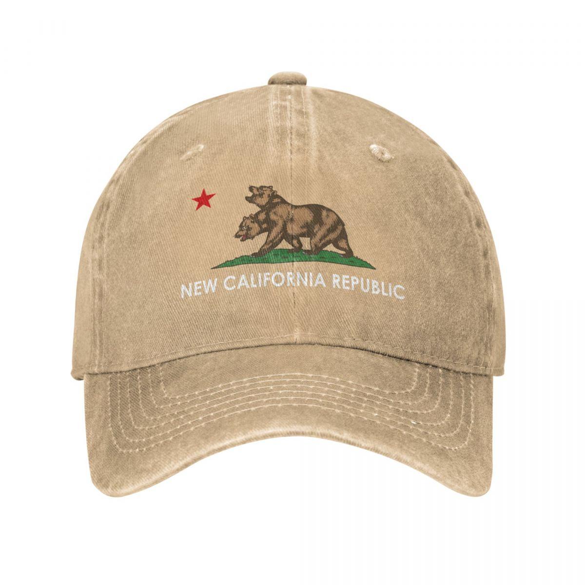 91220702MAC3XJBU98 Nieuwe California Republic NCR Fallout Fan Art Cowboyhoed Mannelijke Stranduitje Ball Cap Vrouwen Hoed Unisex's