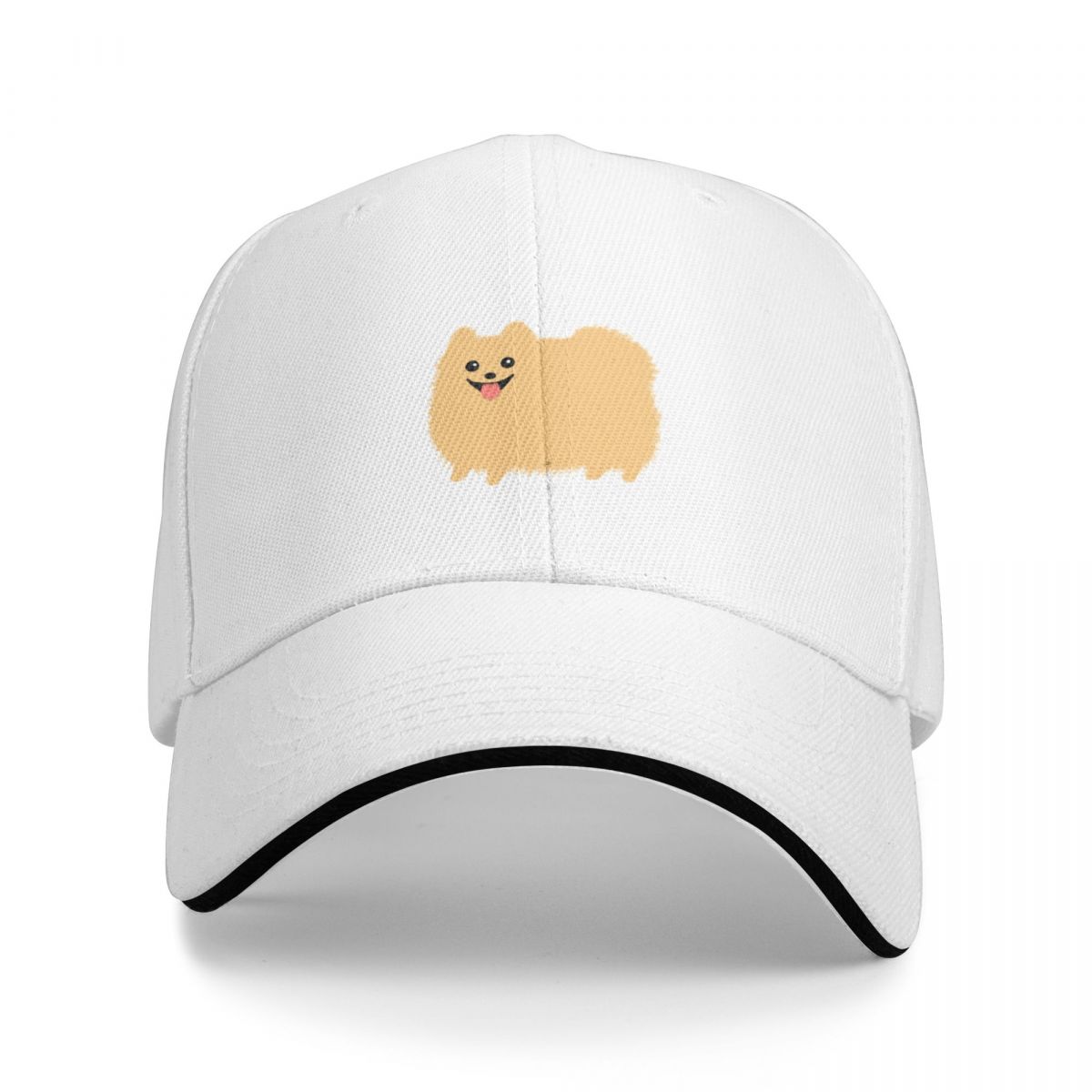 91140109MA0LUDA177 Pommerse | Leuke pluizige cartoon hond baseball cap derby hoed luxe merk dames strand outlet 2023 unisex
