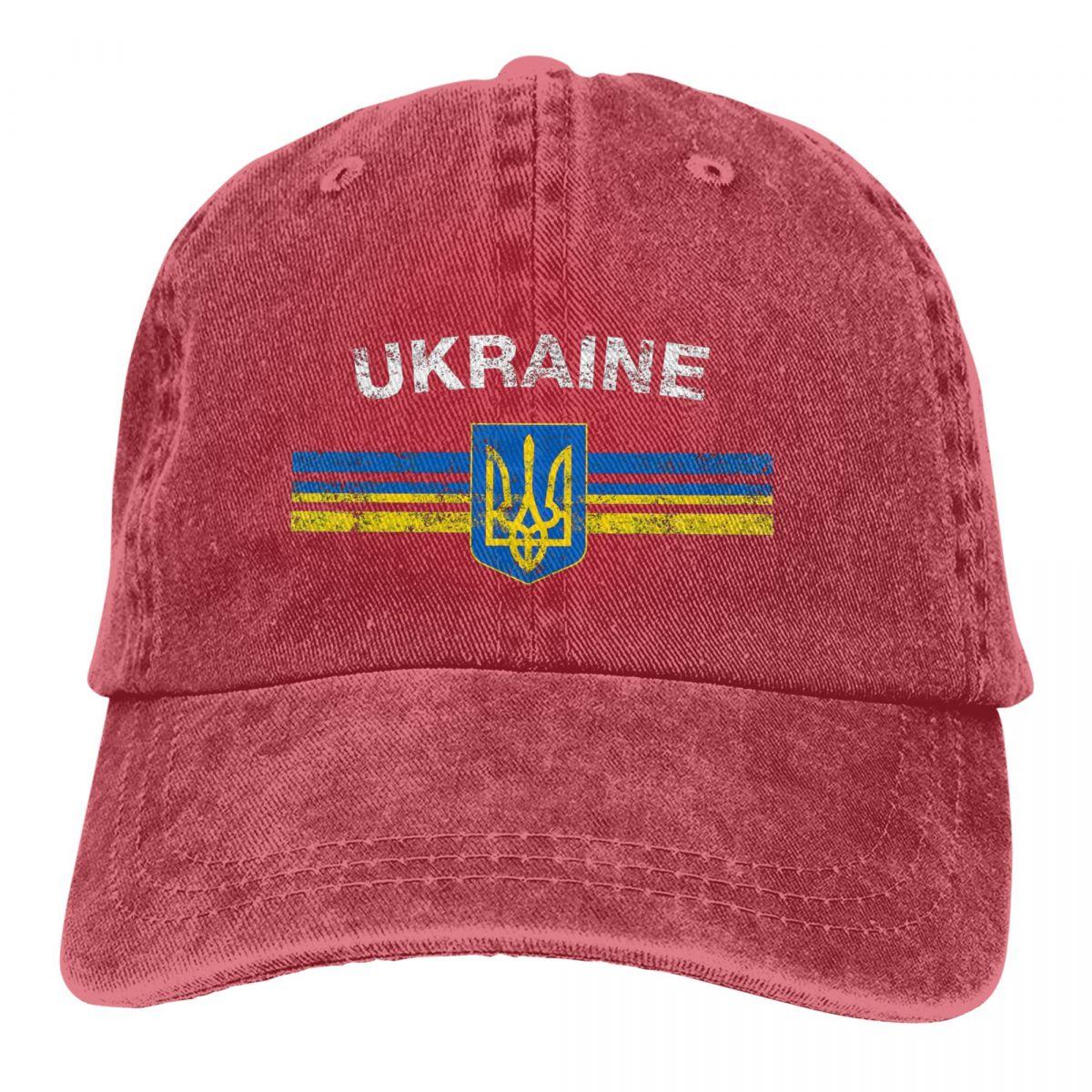 91510107MAC1P63Q47 Zomerpet zonneklep Oekraïens embleem Oekraïne vlag hiphop caps cowboyhoed piekhoeden One Size
