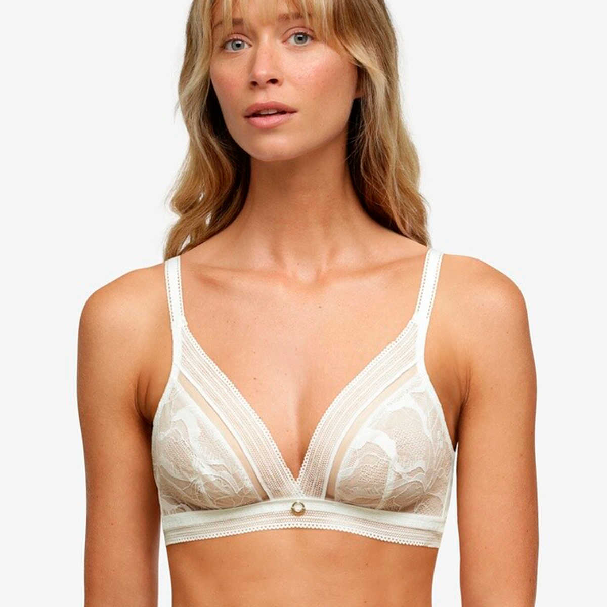 Chantelle True Lace BH zonder beugel, naturel