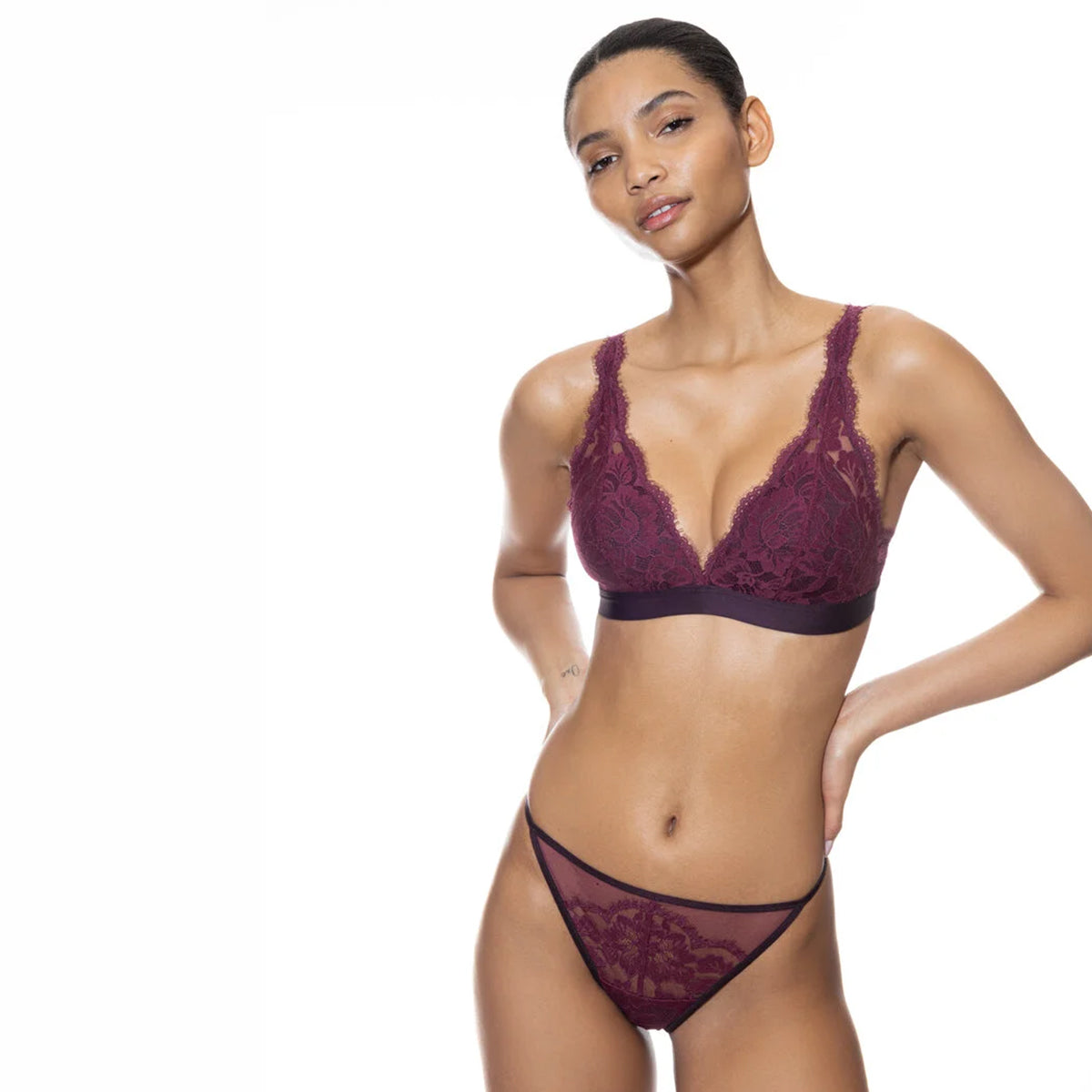 Mey Poetry Vogue BH zonder beugel, paars