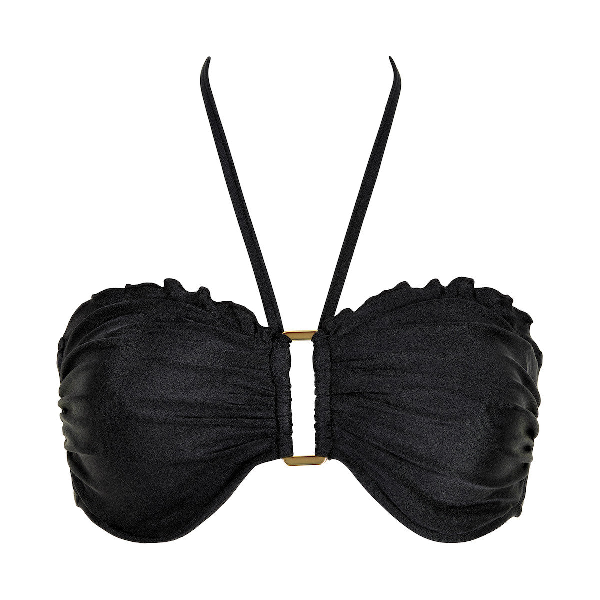 Missya Saint Maxime Bandeau bikinitop, zwart