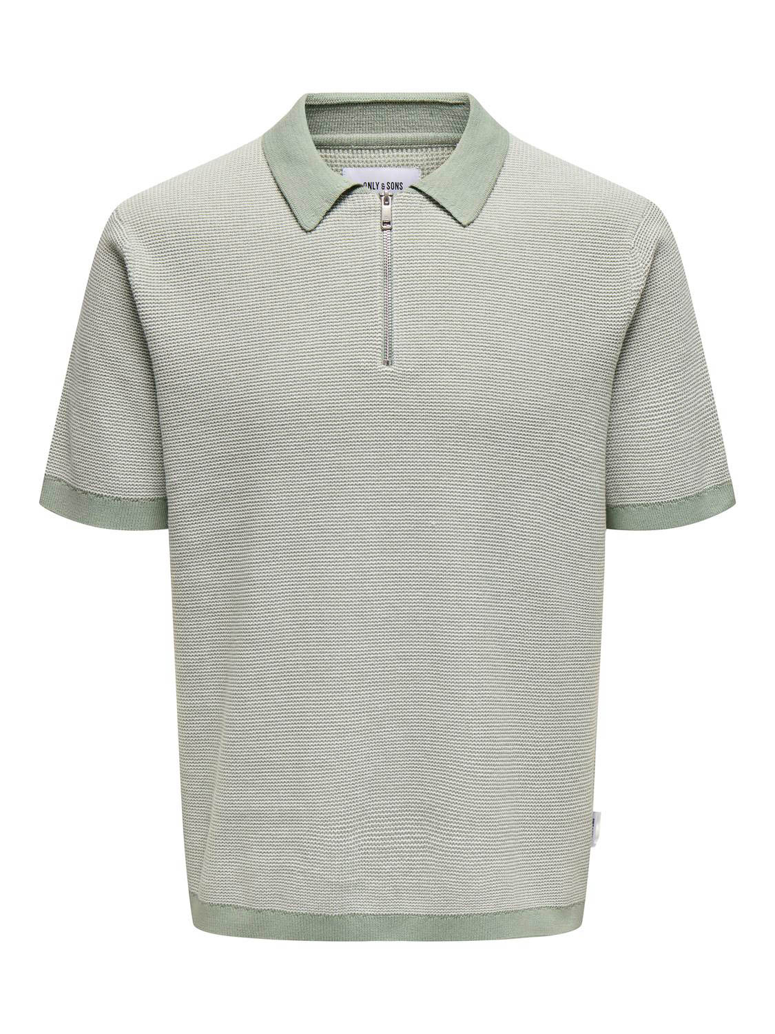 Only and Sons Onsmatteo Reg Ss Zip Polo