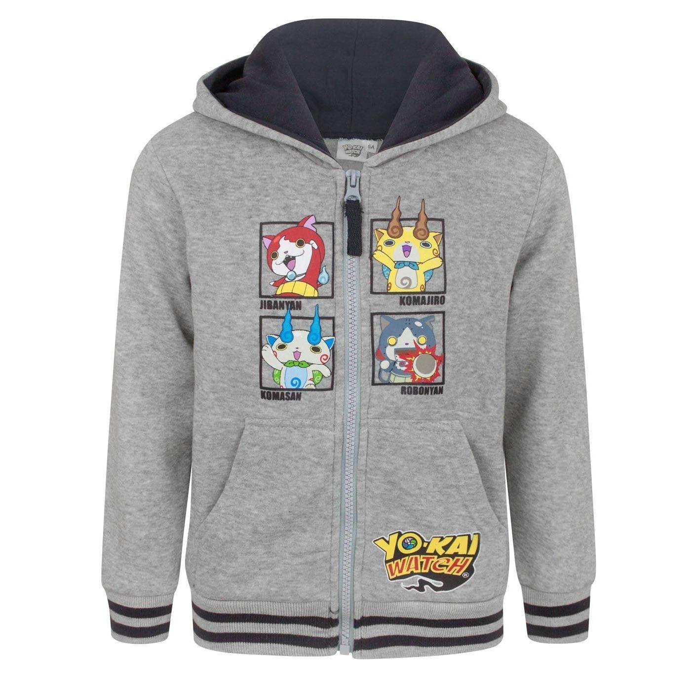 Pertemba FR - Apparel Yo-Kai Watch Boys Characters-hoodie met volledige ritssluiting 3 Years grijs