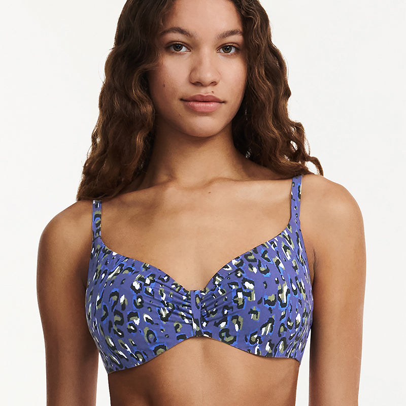 Chantelle Eos bikinitop, blauw