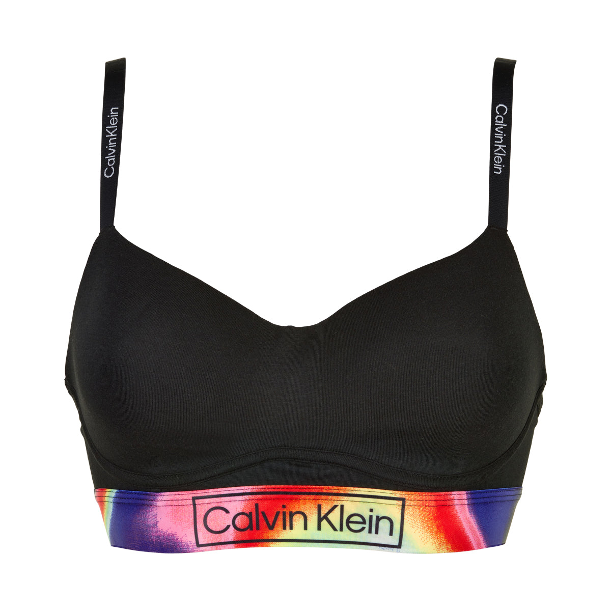 Calvin klein Lingeri Light Lined bralette BH, zwart