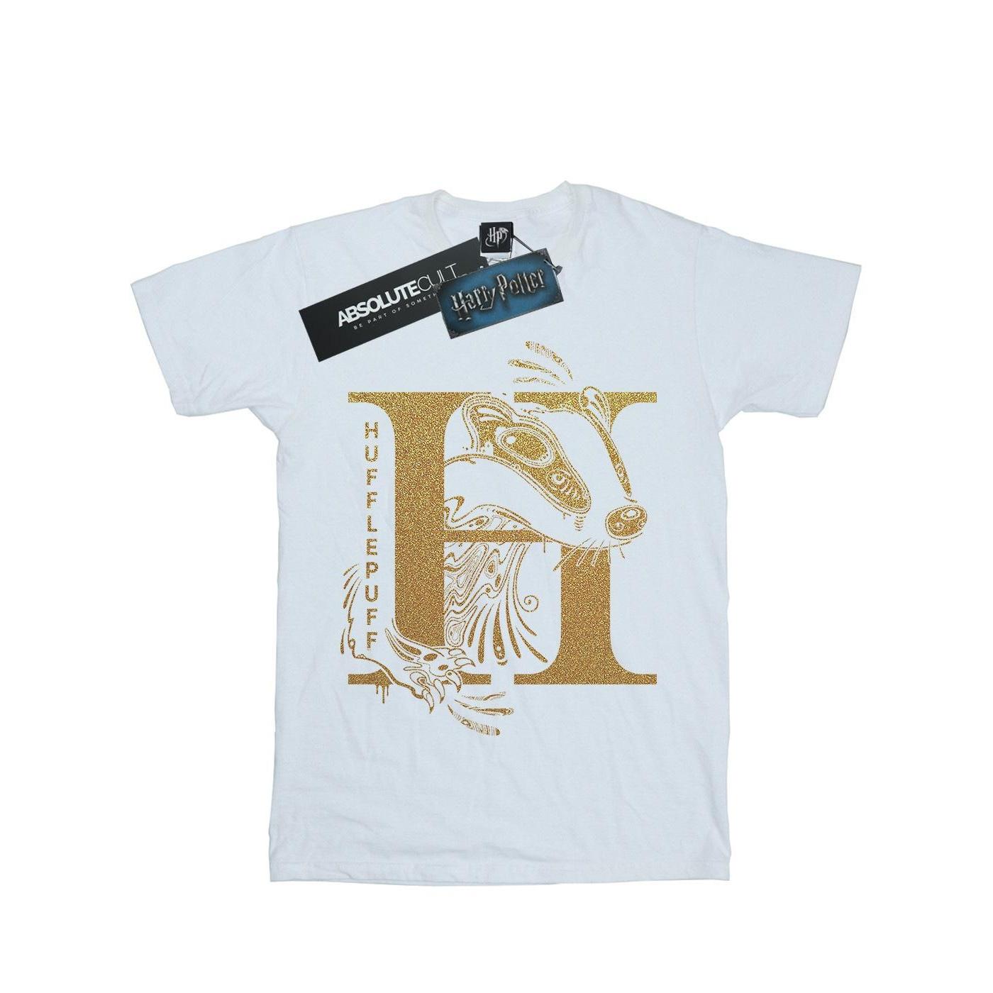 Harry Potter jongens Huffelpuf glitter T-shirt 7-8 Years