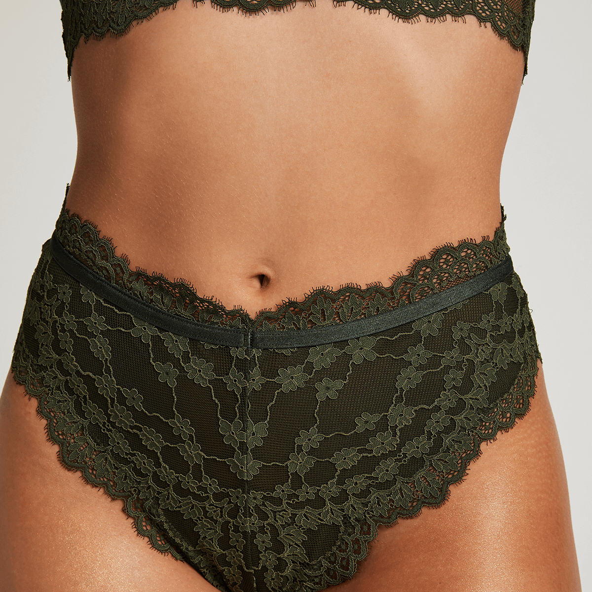 Hunkemöller Daisy Braziliaans g-string, groen