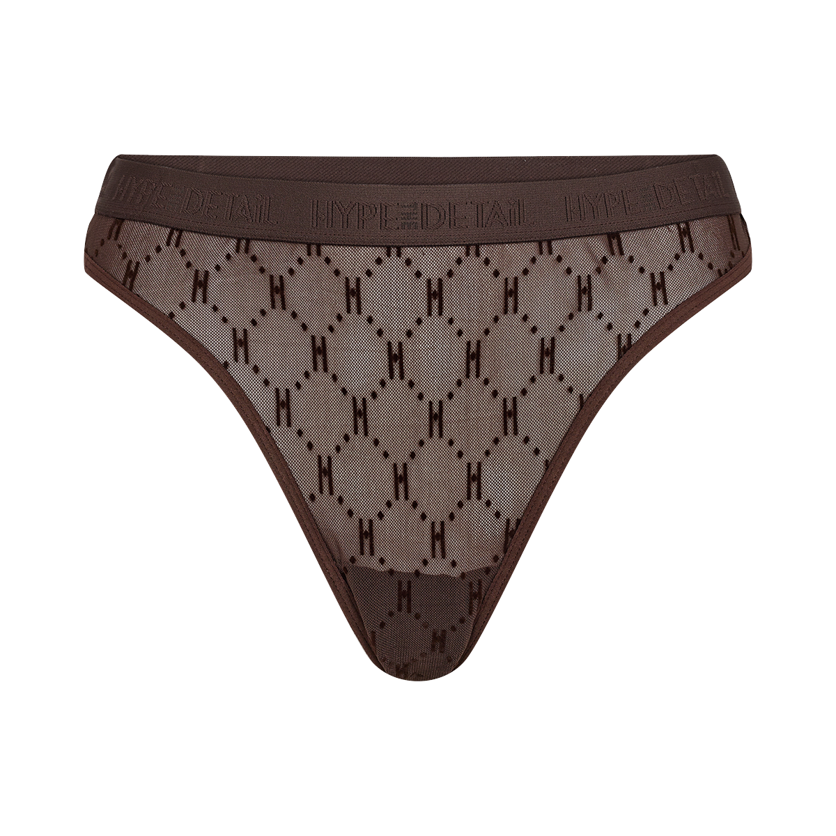Hype The Detail Mesh g-string, bruin