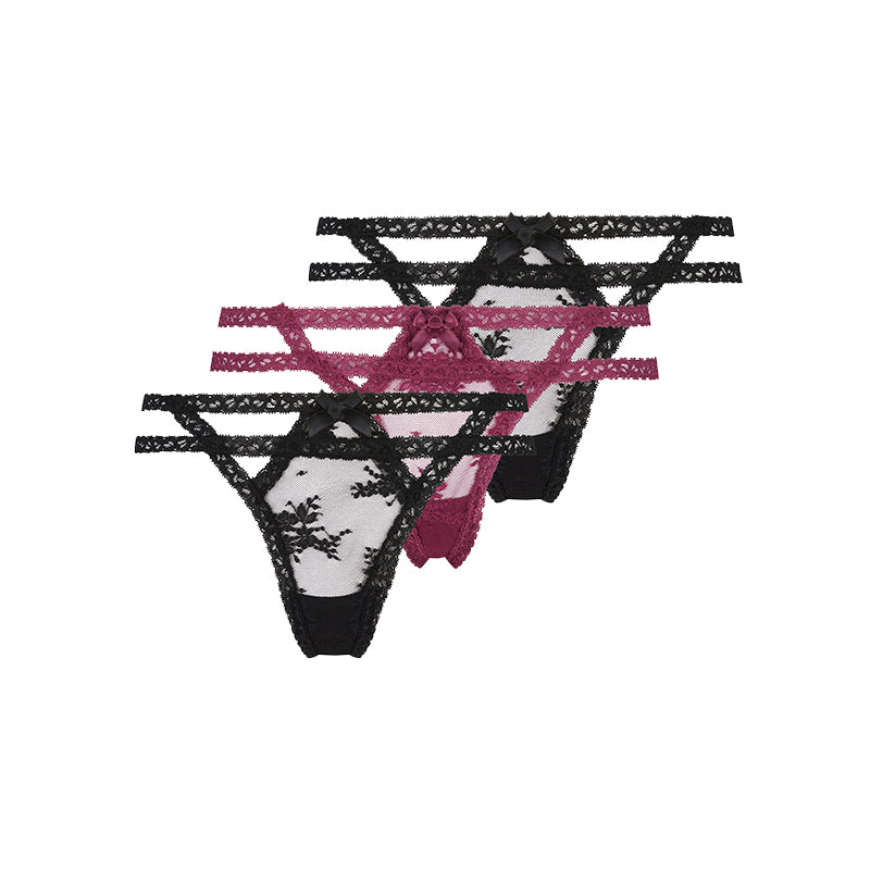Hunkemöller Irina 3-Pack g-string, multicolour