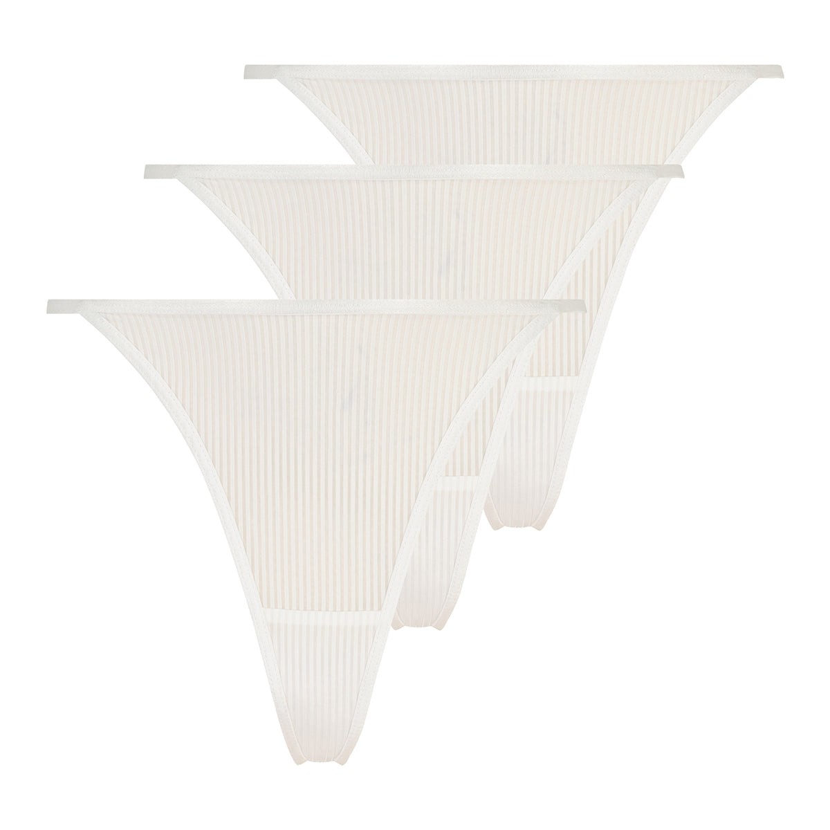 Hunkemöller Kaiden 3-Pack g-string, wit
