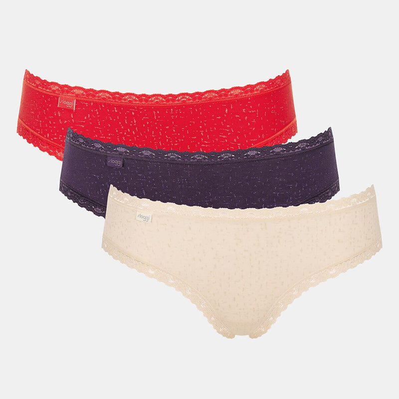 Sloggi 24/7 Weekend 3-Pack hipster slip, multicolour
